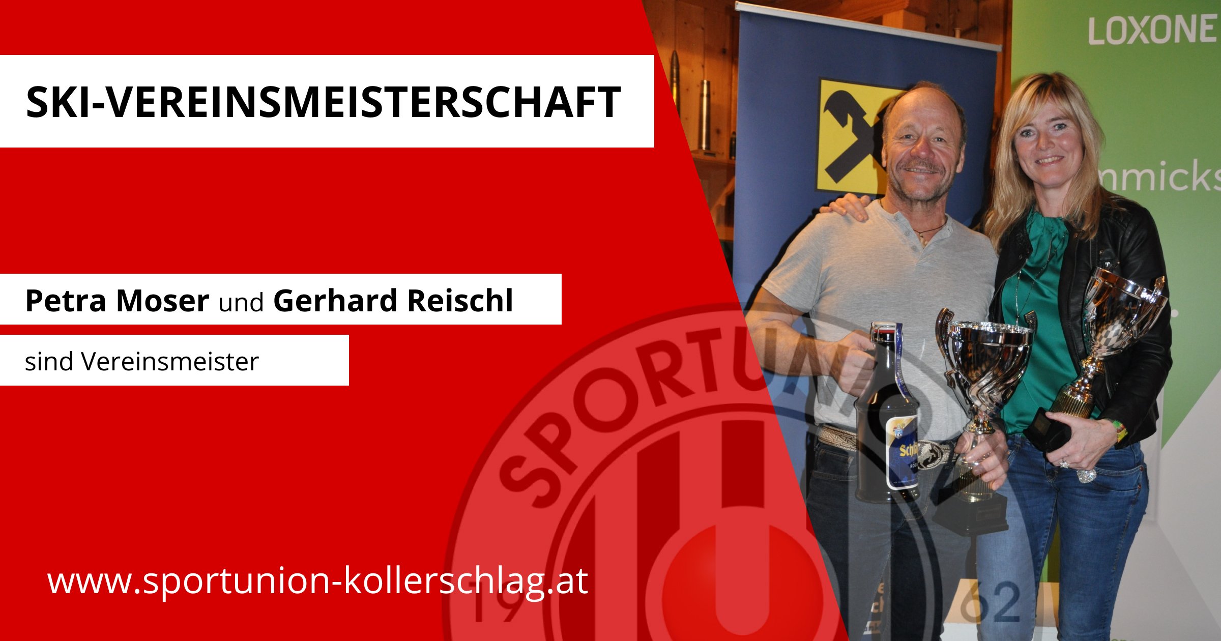 Petra Moser und Gerhard Reischl sind Vereinsmeister