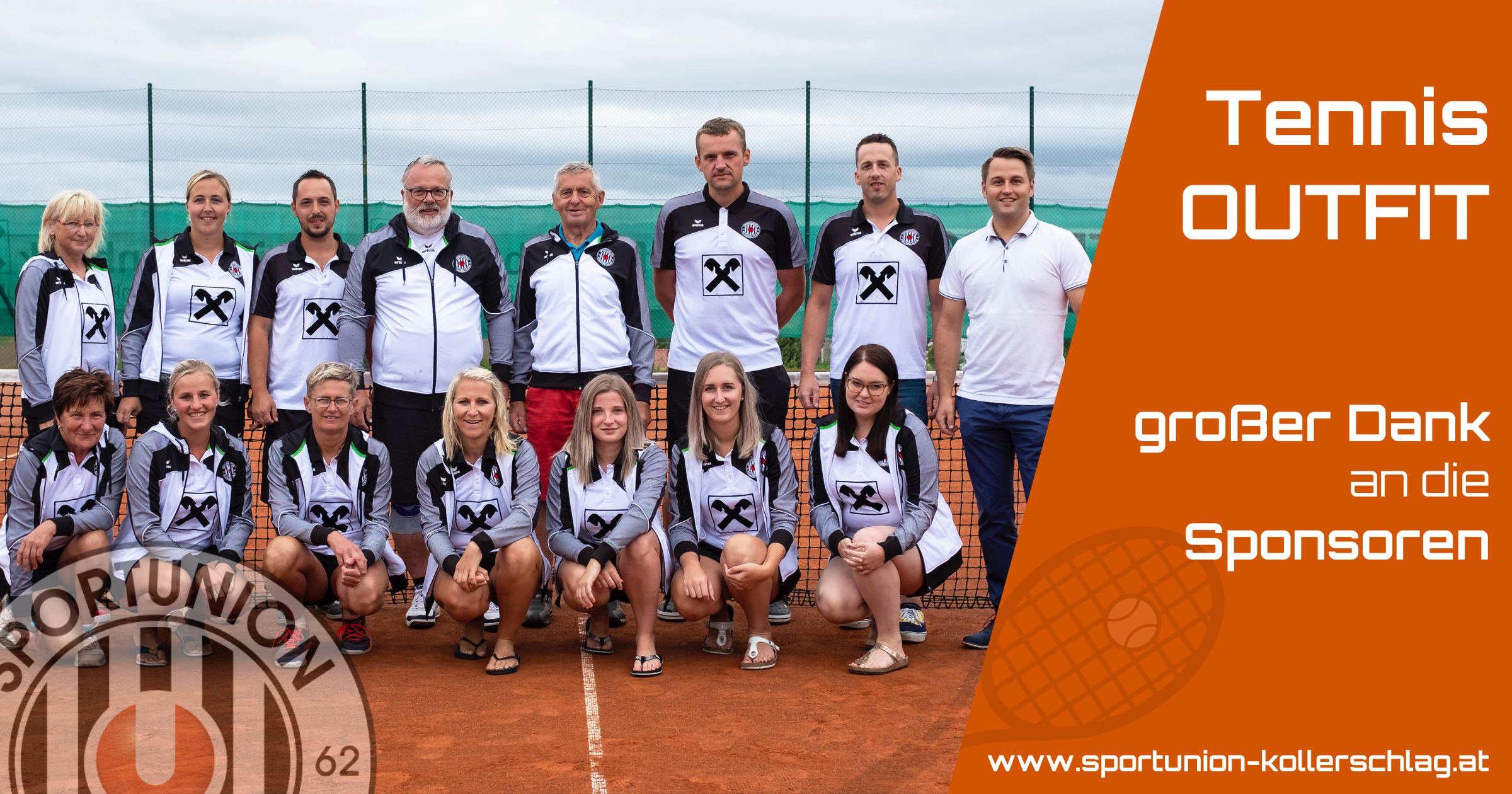 Die Sektion Tennis erstrahlt im neuen Outfit