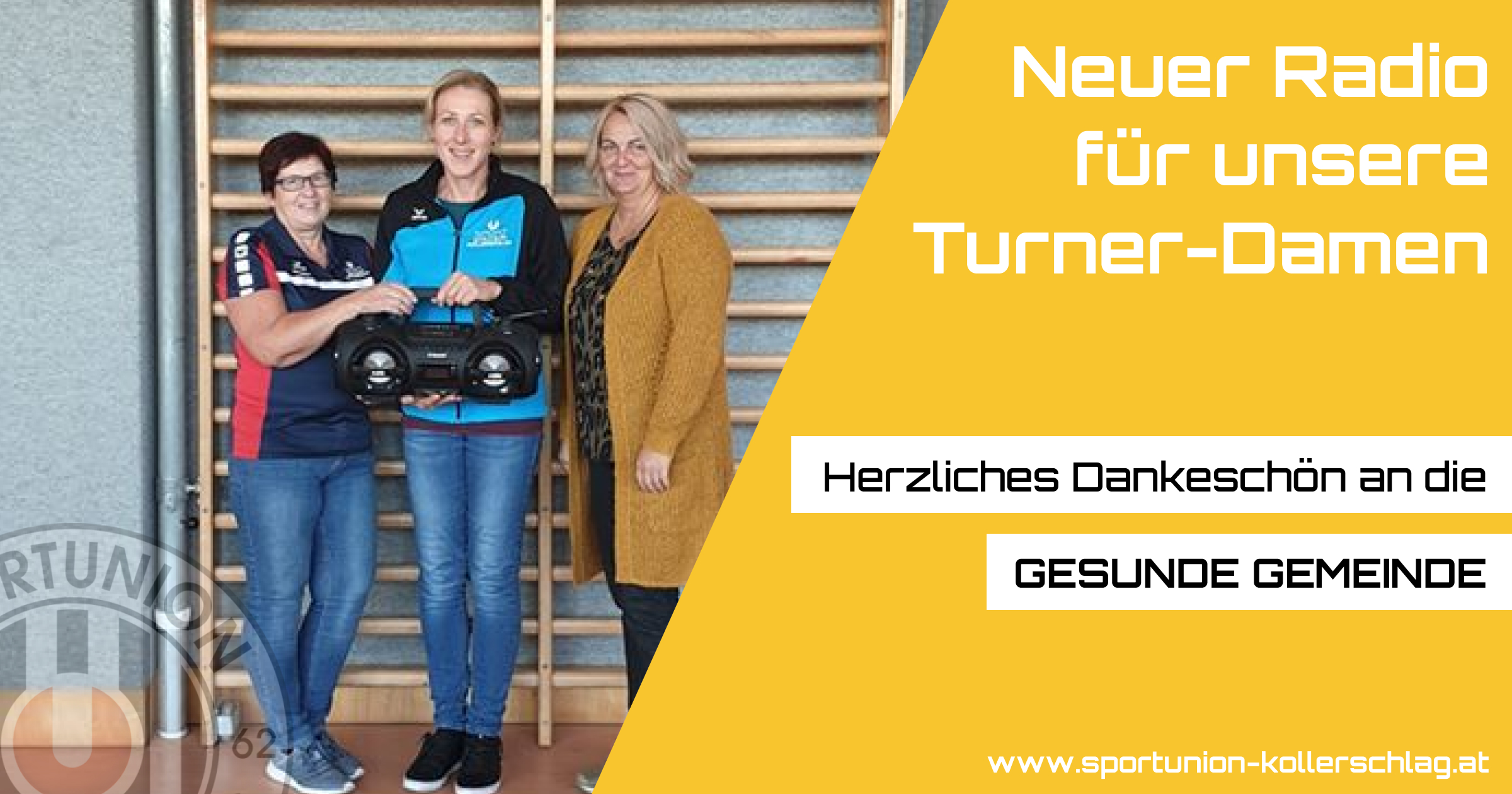 Neuer Radio für unsere Turner-Damen