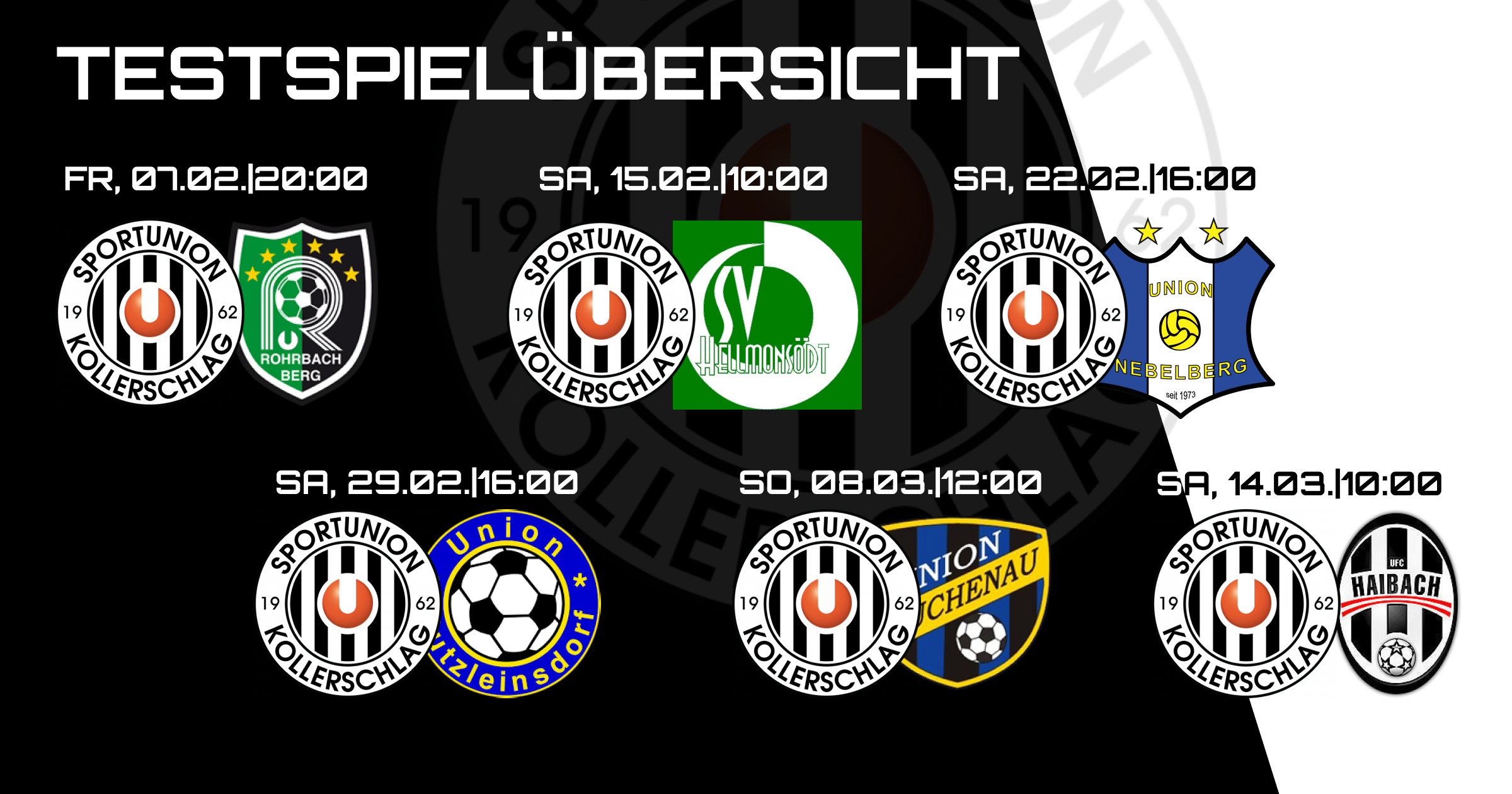Testspiele Winter 2019/20